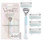 Venus For Pubic Hair and Skin Value Pack Razor Handle + 4 Blade Refills - Imperfect Box