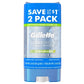 Gillette 72 Hours Sweat Protection Clear Gel Antiperspirant & Deodorant for Men Power Rush 2pk/3.8oz - New