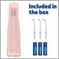 Waterpik Cordless Revive Water Flosser Blush Pink - Missing Box