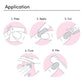 Dashing Diva Glaze Semi-Cured Gel Nail Polish Strips Starter Kit Powder Pink 32ct - New