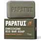 Papatui Enriching Men Bar Soap Sandalwood Suede 7oz - Imperfect Box