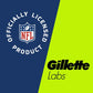 Gillette Labs Men's Special NFL Lions Edition Shaving Razor with 4 Refills and Magnetic Stand - New