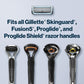 Gillette SkinGuard Razor + 2 Blade Refills - Imperfect Box