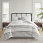 Morgan Cotton Jacquard Comforter Set - 6 Piece