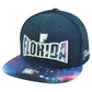 Florida State FL Galactic Sublimated Galaxy Flat Bill Snapback Navy Blue Hat Cap