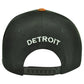 Detroit Michigan Galactic Sublimated Galaxy Flat Bill Snapback Black Hat Cap