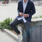 In-Flight Stretch Blazer Navy