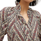 Veronica Beard Calisto High Neck Ruffled Top White