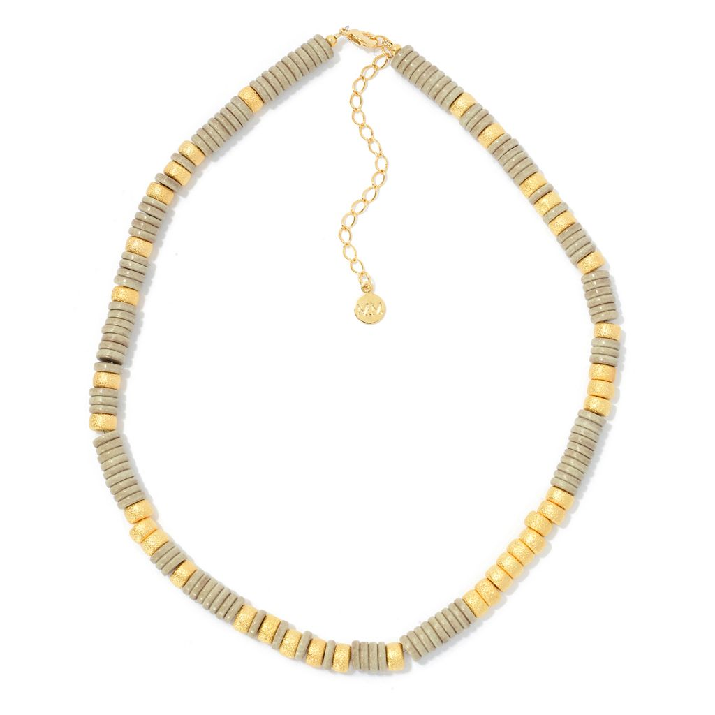 mayamar-anion-drum-bead-15-choker-necklace-w-2-75-extender