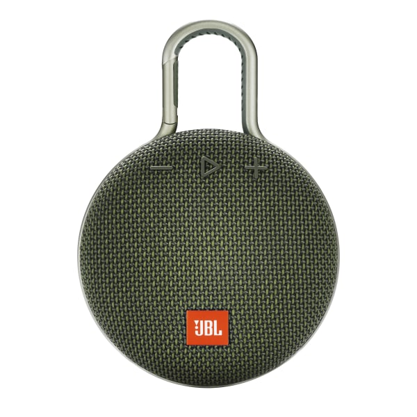 JBL क्लिप 3 पोर्टेबल ब्लूटूथ स्पीकर विद कैराबिनर - ग्रीन