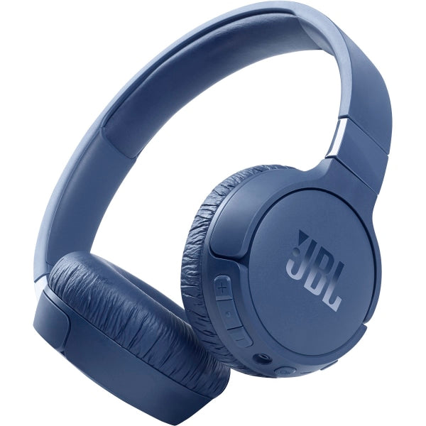 JBL ब्लूटूथ नॉइज़-कैंसलिंग ओवर-ईयर हेडफ़ोन ब्लू JBLT660NCBLUAM
