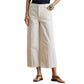 Lauren Ralph Lauren Women's Wide Leg NonStretch Cream Jeans