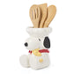 Lenox Chef Snoopy Figural Utensil Crock 4 Piece Set
