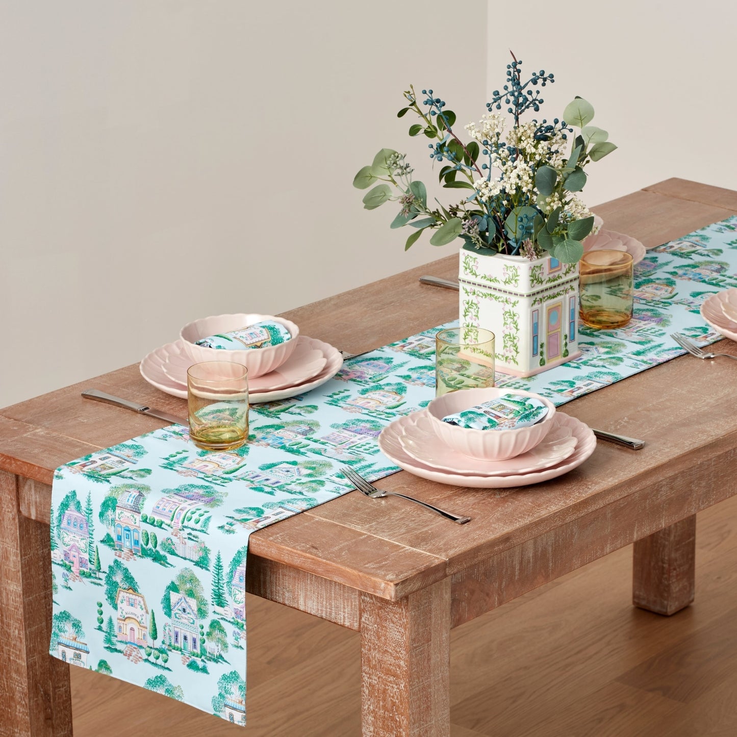 Lenox Spice Village Allover Runner  14x70