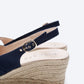 Llansa Canvas Espadrille Sandal Wedges