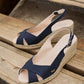 Llansa Canvas Espadrille Sandal Wedges