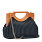 Coraline Wood frame Clutch