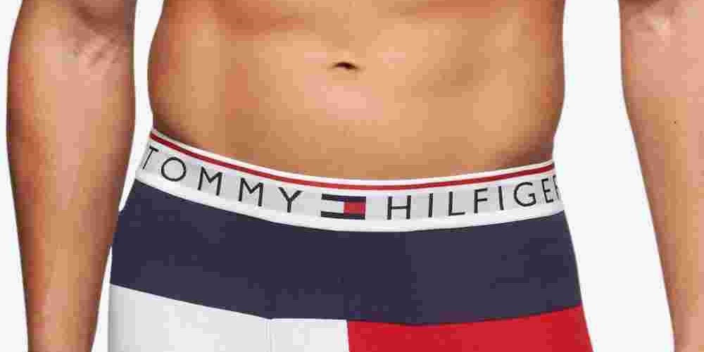 Tommy Hilfiger Men's Modern Essentials Flag Boxer Briefs Navy Size X-Large