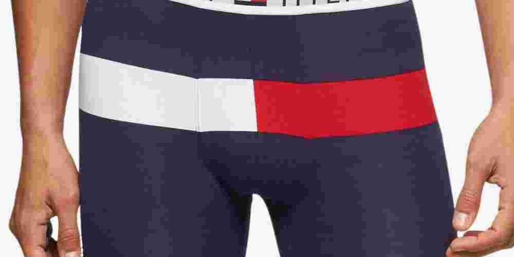 Tommy Hilfiger Men's Modern Essentials Flag Boxer Briefs Navy Size X-Large