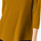 Alfani Women's Buckle Detail Tunic Gold Size Petite Small