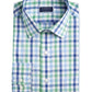 Club Room Men's Classic Regular Fit Performance Multi Gingham Dress Shirt Green Size 16X34X35
