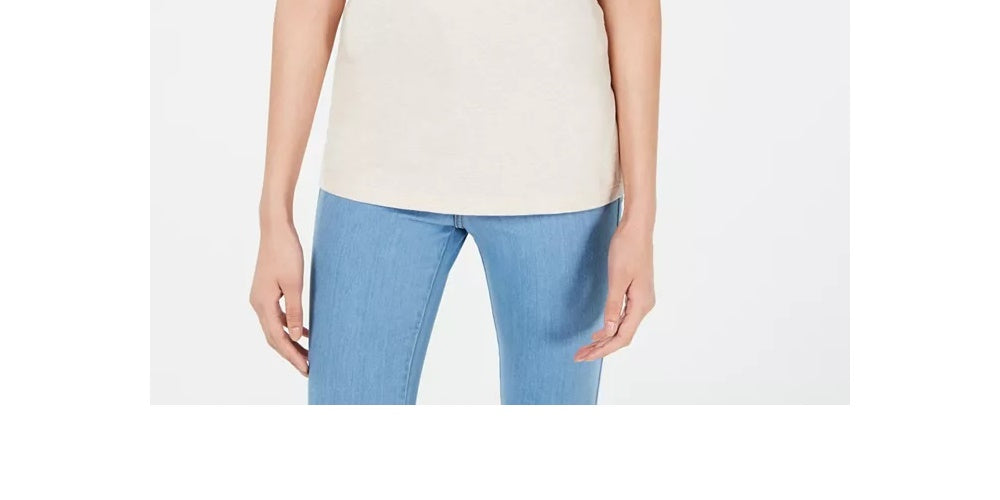 Maison Jules Women's Adjustable Camisole  White Size Large