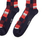 Alfani Men's Checkered Crew Dress Socks Red Size Regular