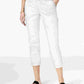 Maison Jules Women's Slim Ankle Pants White - Size 4