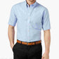 Club Room Men's Classic Fit Wrinkle Resistant Casual Shirt Navy Size 15