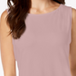 Charter Club Women's Sleeveless Boatneck Top Pink Size Petite Large