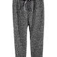 First Impressions Toddler Boys Marled Jogger Pants  Black Size 3T