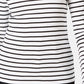 Charter Club Women's Metallic Stripe Top White Size X-Small
