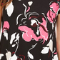 Alfani Women's Printed Round Hem T-Shirt Wine Size Petite Small