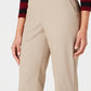 Charter Club Women's Petite Solid Trousers Beige Size 2 P