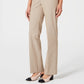 Charter Club Women's Petite Solid Trousers Beige Size 2 P
