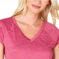 Ideology Women's Fitness Workout T-Shirt Wine Size Small