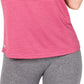 Ideology Women's Fitness Workout T-Shirt Wine Size Small