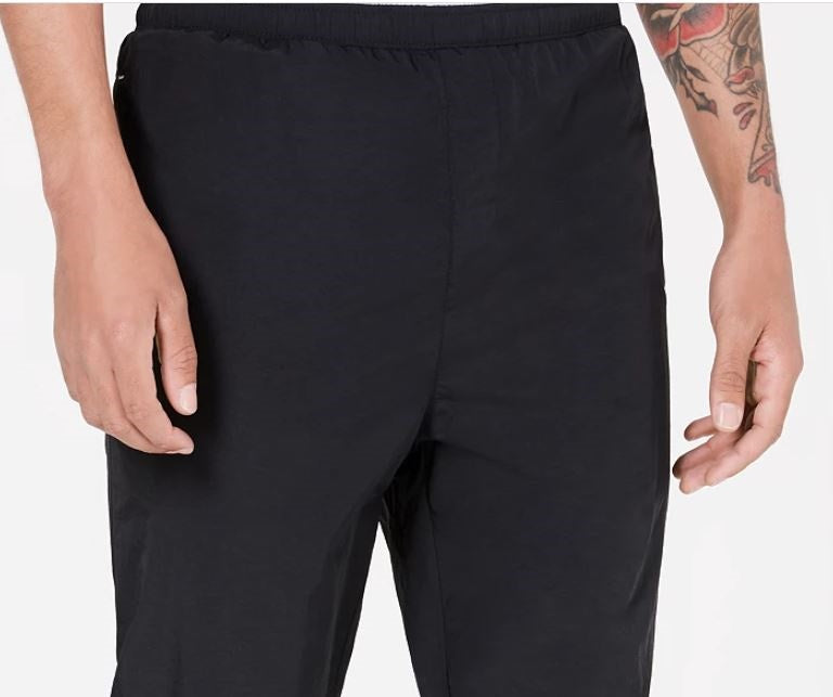 ID Ideology Men's Colorblocked Woven Joggers Grey Size Medium