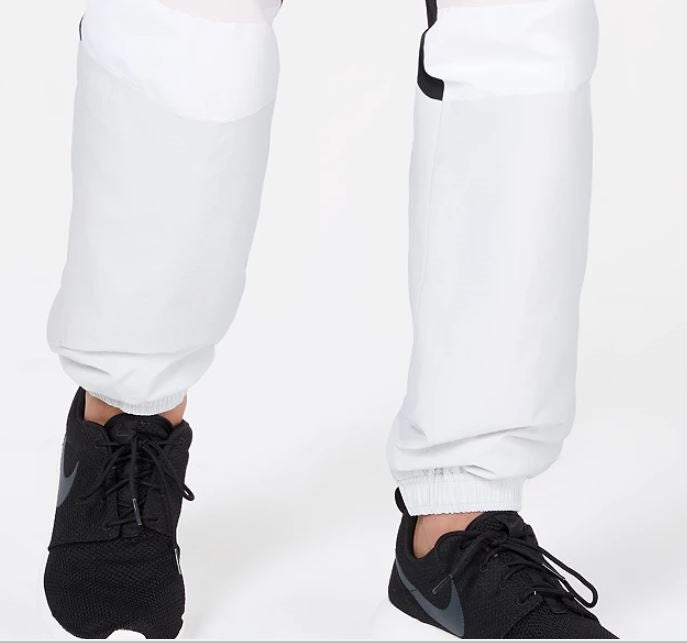 ID Ideology Men's Colorblocked Woven Joggers Grey Size Medium