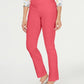 Charter Club Women's Cambridge Skinny Pull-On Tummy-Control Pants Coral Size 8
