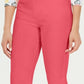 Charter Club Women's Cambridge Skinny Pull-On Tummy-Control Pants Coral Size 8