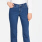 Charter Club Women's Tummy Control Ankle-Length Jeans Blue Size 10