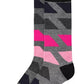 Alfani Men's Horizontal Blocks Moisture Wicking Seamless Dress Socks Grey Size Regular