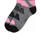 Alfani Men's Horizontal Blocks Moisture Wicking Seamless Dress Socks Grey Size Regular