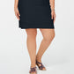 Charter Club Women's Plus Size Pull-On Skirt  Bright Blue Size 26W