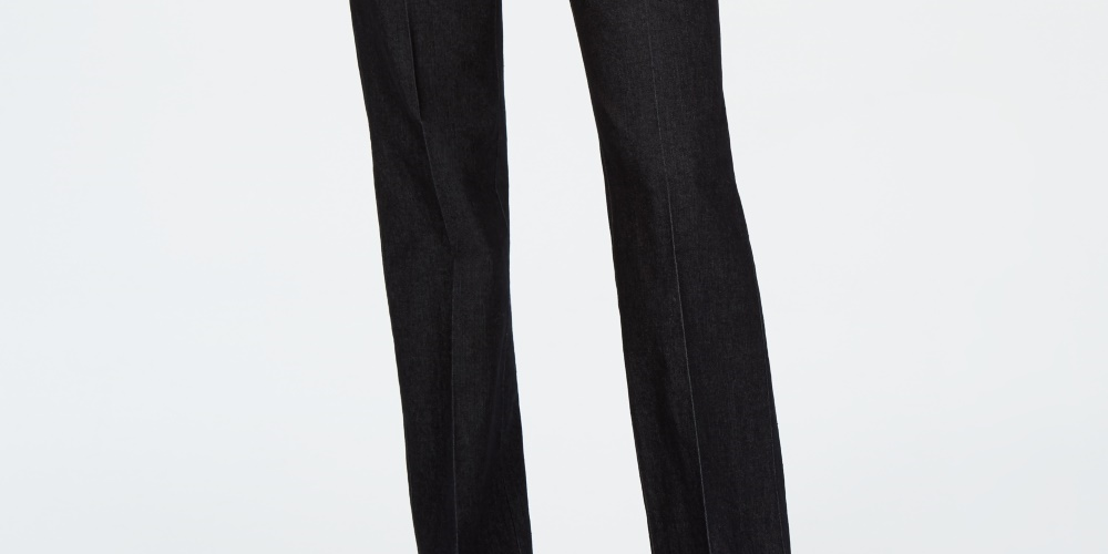 Charter Club Women's Denim Trousers Black Size 12 Petite
