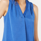 Alfani Women's V Neck Tank Top Blue Size Petite Medium