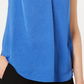 Alfani Women's V Neck Tank Top Blue Size Petite Medium