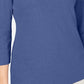 Karen Scott Women's Cotton Scoop-Neck Top Blue Size Petite Medium