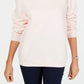 Karen Scott Women's Sport Long-Sleeve Crewneck Sweatshirt Pink Size Small
